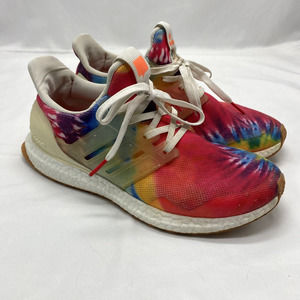 Adidas UltraBoost Consortium x NiceKicks Size 6.5 Woodstock White Tie Dye